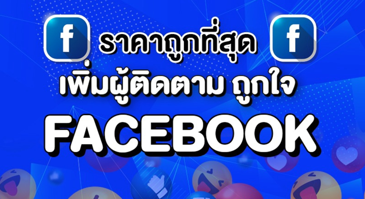 เพิ่มผู้ติดตามเพจ ถูกใจแฟนเพจ